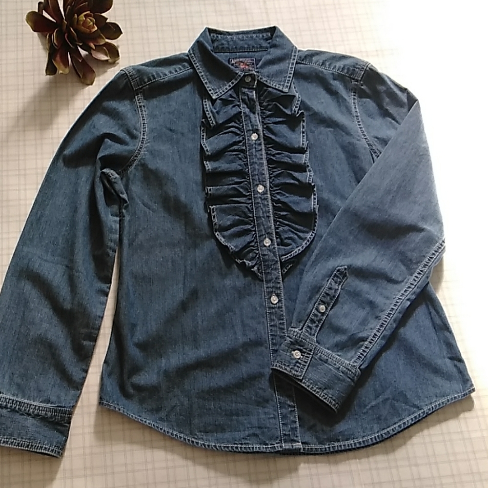 American Living ruffle woman bottom down